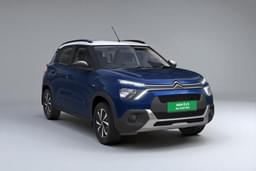 Citroen Ec3 Color Polar White   Cosmo Blue (Dual Tone)